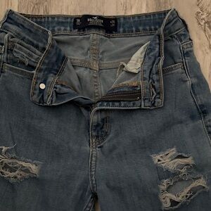 Hollister women’s  Blue Distressed Jeans